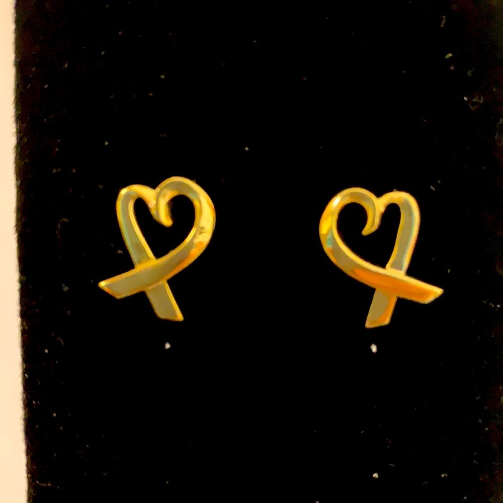 Tiffany Co Paloma Picasso 750 18K Gold Loving Hear